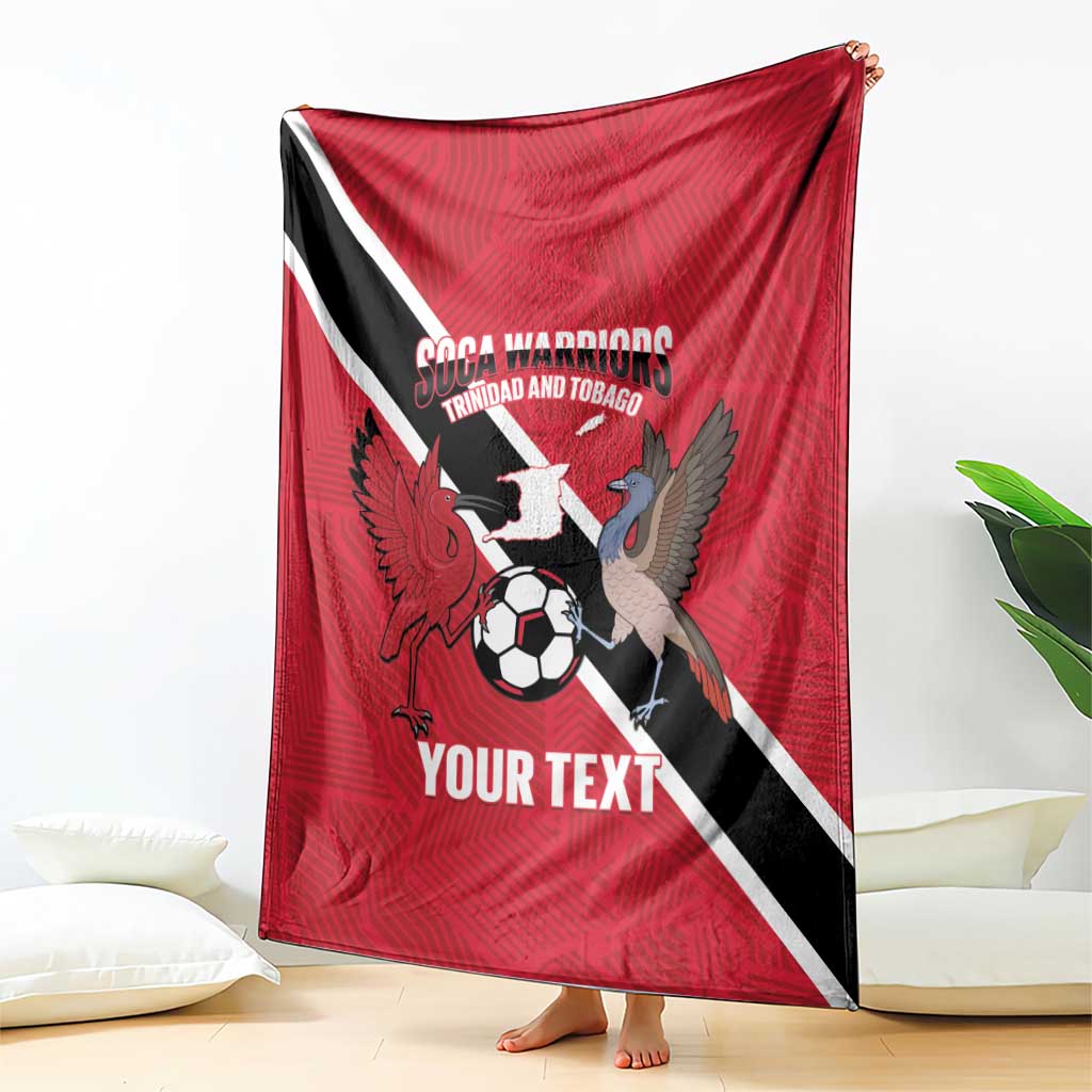 Custom Trinidad and Tobago Football Blanket Come On Soca Warriors - Wonder Print Shop
