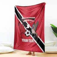 Custom Trinidad and Tobago Football Blanket Come On Soca Warriors - Wonder Print Shop