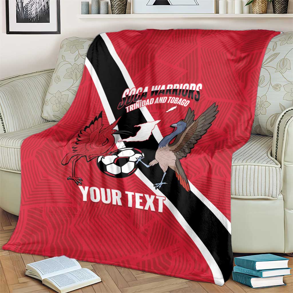 Custom Trinidad and Tobago Football Blanket Come On Soca Warriors - Wonder Print Shop