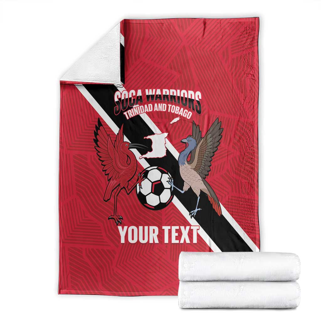 Custom Trinidad and Tobago Football Blanket Come On Soca Warriors - Wonder Print Shop