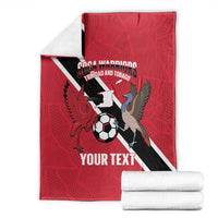 Custom Trinidad and Tobago Football Blanket Come On Soca Warriors - Wonder Print Shop