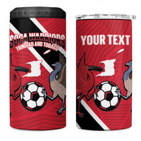Custom Trinidad and Tobago Football 4 in 1 Can Cooler Tumbler Come On Soca Warriors - Wonder Print Shop