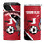 Custom Trinidad and Tobago Football 4 in 1 Can Cooler Tumbler Come On Soca Warriors - Wonder Print Shop