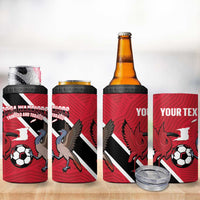 Custom Trinidad and Tobago Football 4 in 1 Can Cooler Tumbler Come On Soca Warriors - Wonder Print Shop