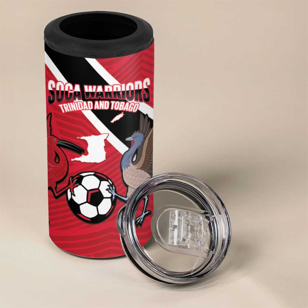 Custom Trinidad and Tobago Football 4 in 1 Can Cooler Tumbler Come On Soca Warriors - Wonder Print Shop