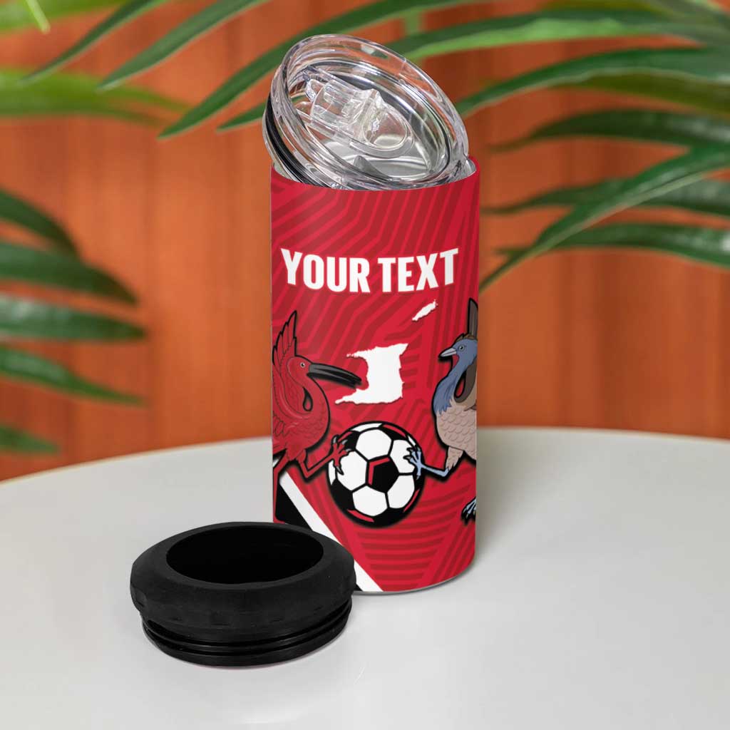 Custom Trinidad and Tobago Football 4 in 1 Can Cooler Tumbler Come On Soca Warriors - Wonder Print Shop