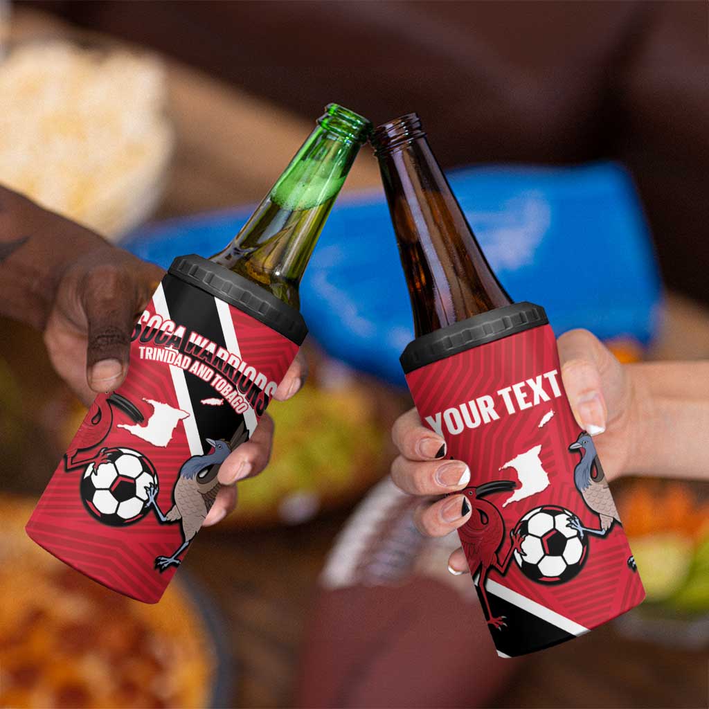 Custom Trinidad and Tobago Football 4 in 1 Can Cooler Tumbler Come On Soca Warriors - Wonder Print Shop