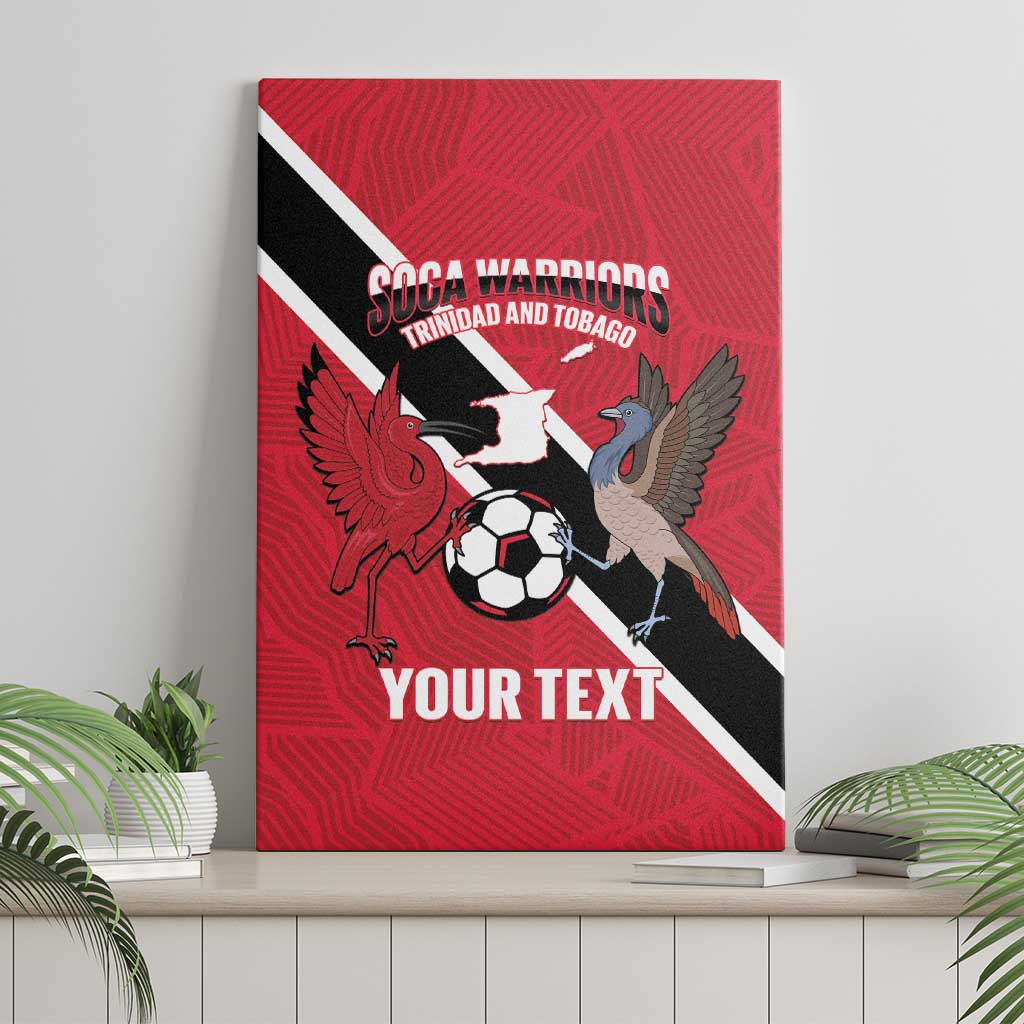Custom Trinidad and Tobago Football Canvas Wall Art Come On Soca Warriors - Wonder Print Shop
