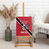 Custom Trinidad and Tobago Football Canvas Wall Art Come On Soca Warriors - Wonder Print Shop