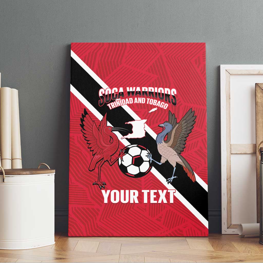 Custom Trinidad and Tobago Football Canvas Wall Art Come On Soca Warriors - Wonder Print Shop