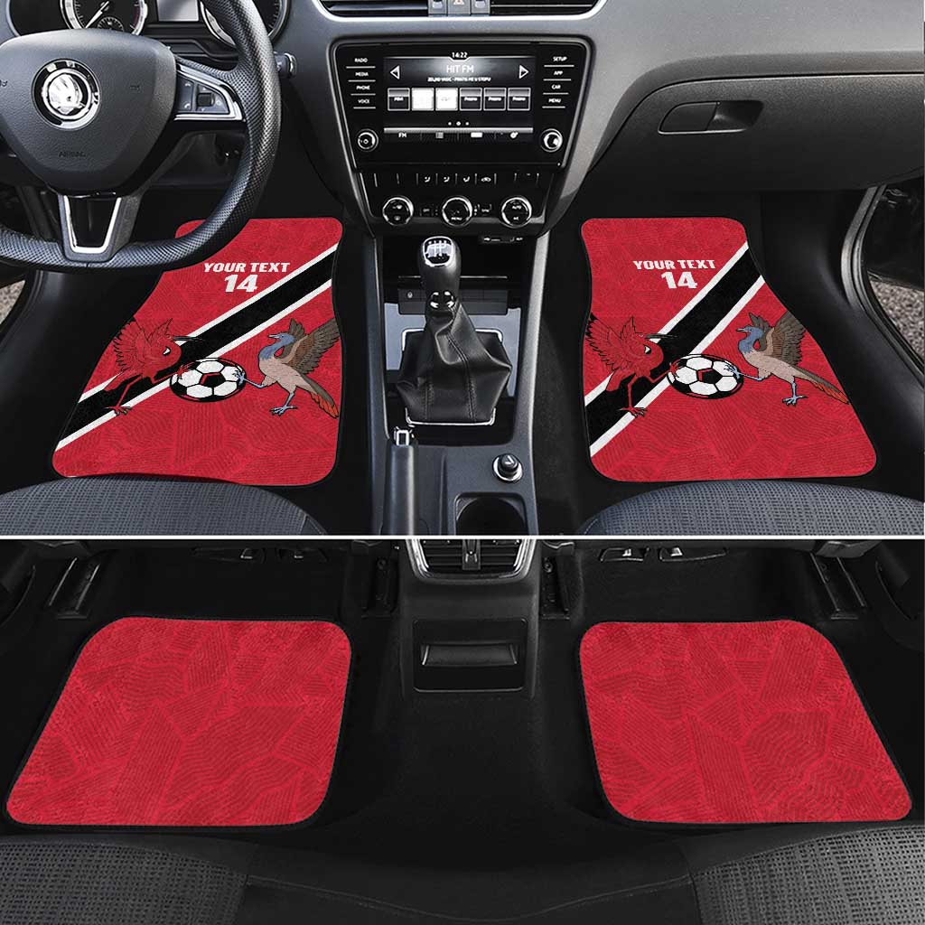 Custom Trinidad and Tobago Football Car Mats Come On Soca Warriors - Wonder Print Shop