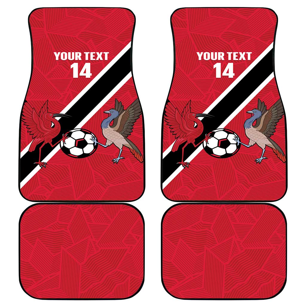 Custom Trinidad and Tobago Football Car Mats Come On Soca Warriors - Wonder Print Shop