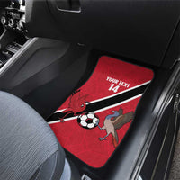 Custom Trinidad and Tobago Football Car Mats Come On Soca Warriors - Wonder Print Shop