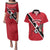 Custom Trinidad and Tobago Football Couples Matching Puletasi and Hawaiian Shirt Come On Soca Warriors - Wonder Print Shop