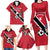 Custom Trinidad and Tobago Football Family Matching Long Sleeve Bodycon Dress and Hawaiian Shirt Come On Soca Warriors - Wonder Print Shop