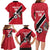 Custom Trinidad and Tobago Football Family Matching Long Sleeve Bodycon Dress and Hawaiian Shirt Come On Soca Warriors - Wonder Print Shop