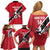 Custom Trinidad and Tobago Football Family Matching Off Shoulder Short Dress and Hawaiian Shirt Come On Soca Warriors - Wonder Print Shop