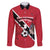 Custom Trinidad and Tobago Football Family Matching Puletasi and Hawaiian Shirt Come On Soca Warriors - Wonder Print Shop