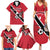 Custom Trinidad and Tobago Football Family Matching Summer Maxi Dress and Hawaiian Shirt Come On Soca Warriors - Wonder Print Shop