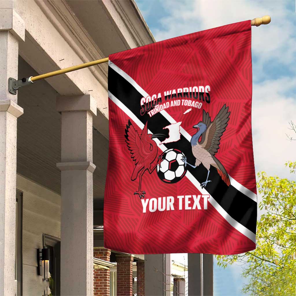 Custom Trinidad and Tobago Football Garden Flag Come On Soca Warriors - Wonder Print Shop