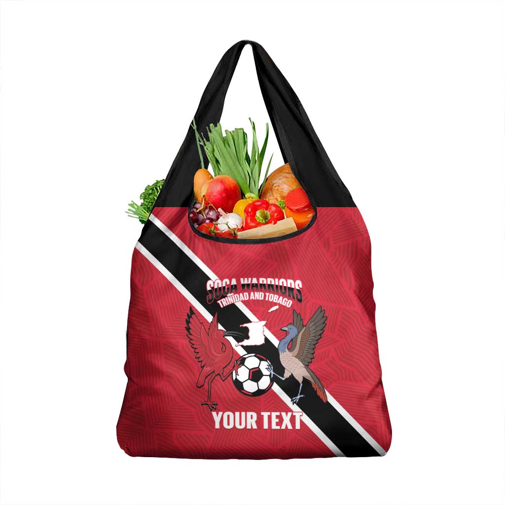 Custom Trinidad and Tobago Football Grocery Bag Come On Soca Warriors - Wonder Print Shop