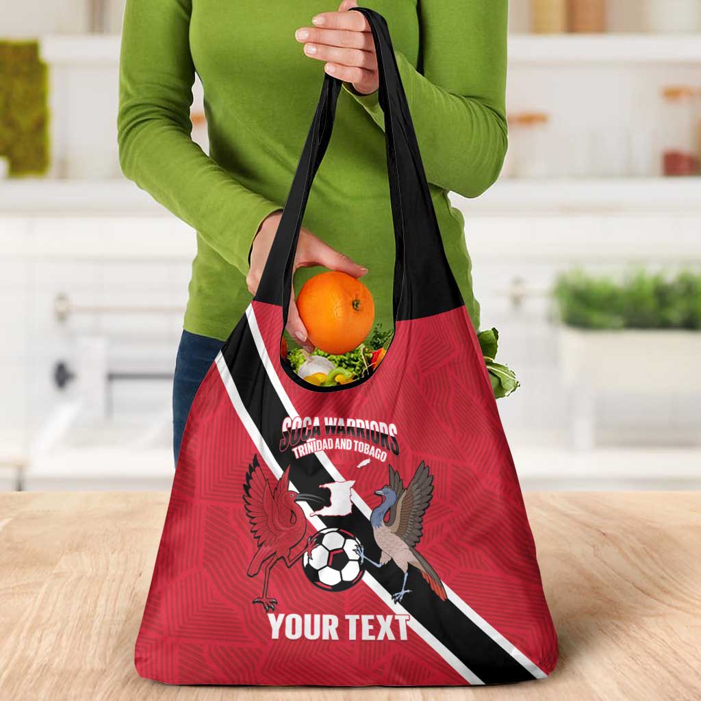 Custom Trinidad and Tobago Football Grocery Bag Come On Soca Warriors - Wonder Print Shop