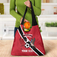 Custom Trinidad and Tobago Football Grocery Bag Come On Soca Warriors - Wonder Print Shop