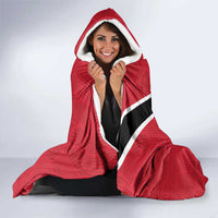 Custom Trinidad and Tobago Football Hooded Blanket Come On Soca Warriors - Wonder Print Shop