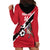 Custom Trinidad and Tobago Football Hoodie Dress Come On Soca Warriors - Wonder Print Shop