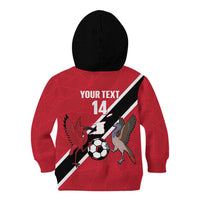 Custom Trinidad and Tobago Football Kid Hoodie Come On Soca Warriors - Wonder Print Shop