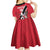 Custom Trinidad and Tobago Football Kid Short Sleeve Dress Come On Soca Warriors - Wonder Print Shop