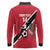 Custom Trinidad and Tobago Football Long Sleeve Polo Shirt Come On Soca Warriors - Wonder Print Shop