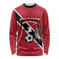 Custom Trinidad and Tobago Football Long Sleeve Shirt Come On Soca Warriors - Wonder Print Shop