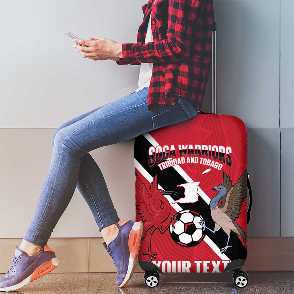 Custom Trinidad and Tobago Football Luggage Cover Come On Soca Warriors - Wonder Print Shop