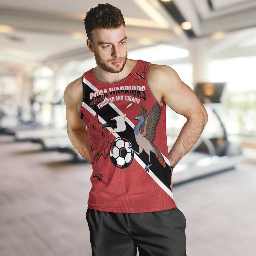 Custom Trinidad and Tobago Football Men Tank Top Come On Soca Warriors - Wonder Print Shop