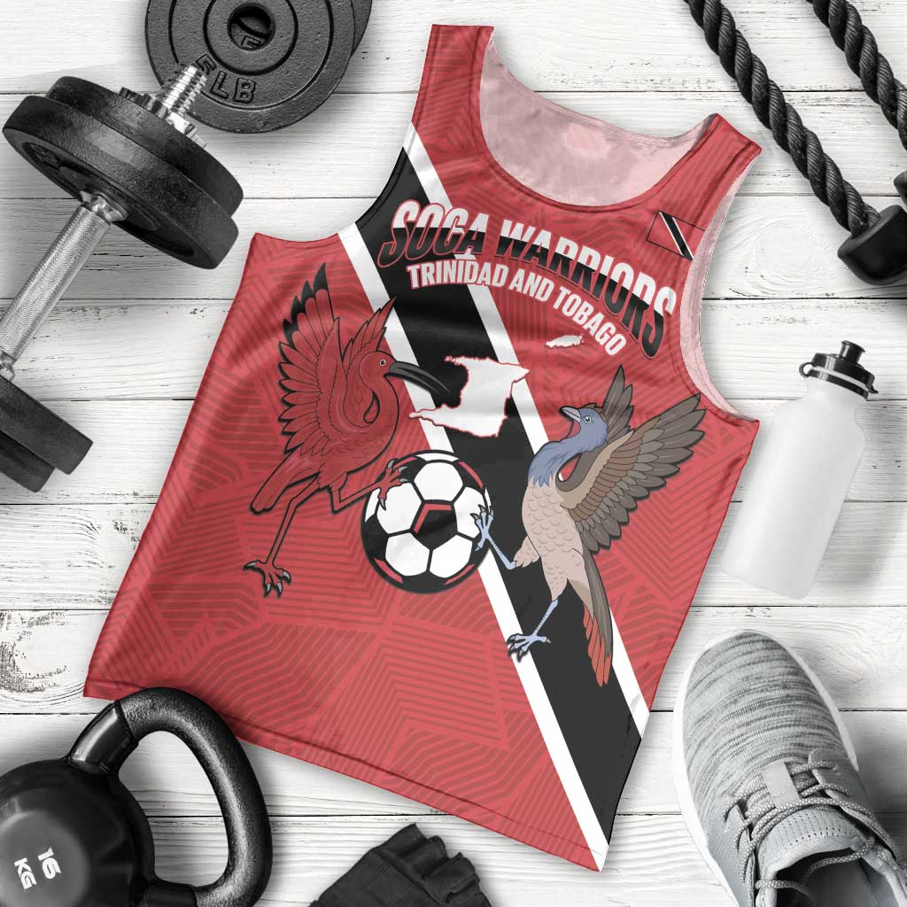 Custom Trinidad and Tobago Football Men Tank Top Come On Soca Warriors - Wonder Print Shop