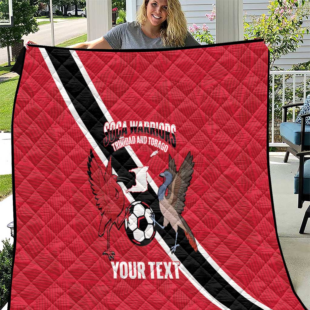 Custom Trinidad and Tobago Football Quilt Come On Soca Warriors - Wonder Print Shop