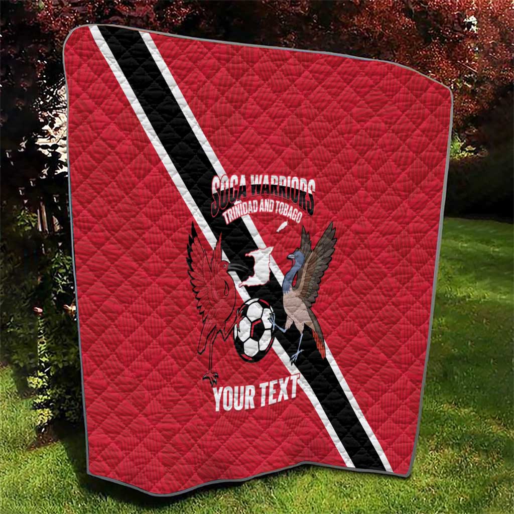 Custom Trinidad and Tobago Football Quilt Come On Soca Warriors - Wonder Print Shop