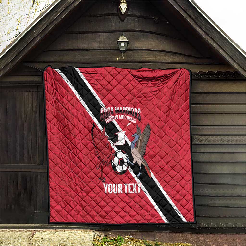 Custom Trinidad and Tobago Football Quilt Come On Soca Warriors - Wonder Print Shop