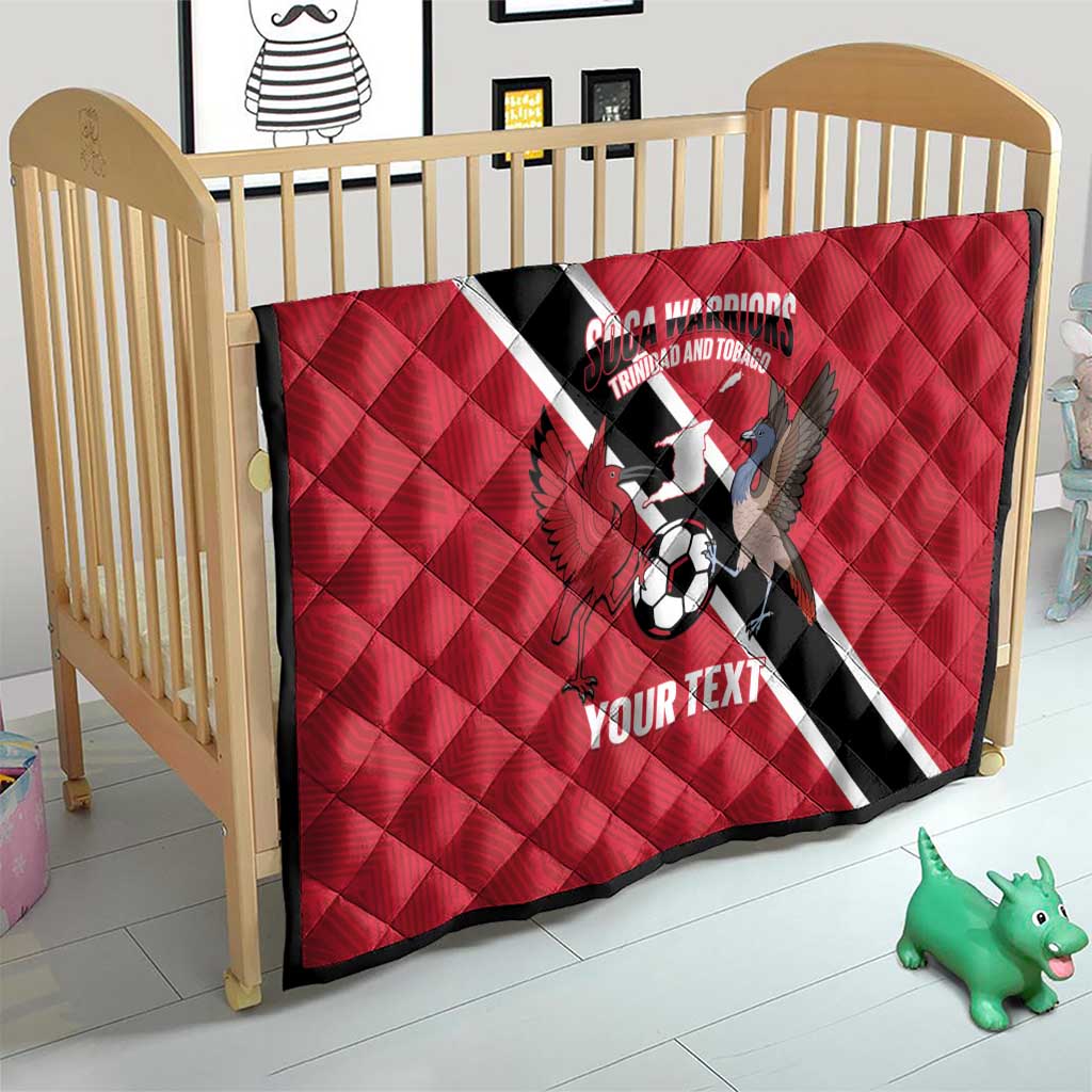 Custom Trinidad and Tobago Football Quilt Come On Soca Warriors - Wonder Print Shop