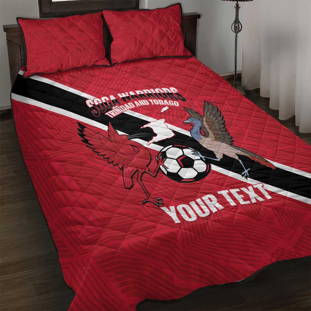 Custom Trinidad and Tobago Football Quilt Bed Set Come On Soca Warriors - Wonder Print Shop