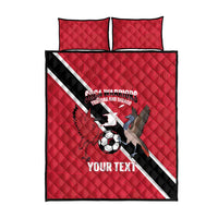 Custom Trinidad and Tobago Football Quilt Bed Set Come On Soca Warriors - Wonder Print Shop
