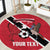Custom Trinidad and Tobago Football Round Carpet Come On Soca Warriors - Wonder Print Shop