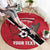 Custom Trinidad and Tobago Football Round Carpet Come On Soca Warriors - Wonder Print Shop