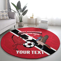 Custom Trinidad and Tobago Football Round Carpet Come On Soca Warriors - Wonder Print Shop