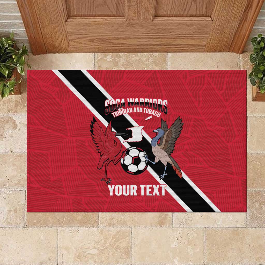 Custom Trinidad and Tobago Football Rubber Doormat Come On Soca Warriors - Wonder Print Shop