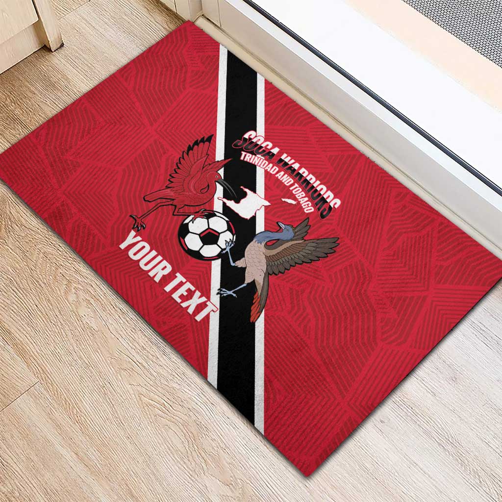 Custom Trinidad and Tobago Football Rubber Doormat Come On Soca Warriors - Wonder Print Shop