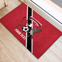 Custom Trinidad and Tobago Football Rubber Doormat Come On Soca Warriors - Wonder Print Shop