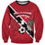 Custom Trinidad and Tobago Football Sweatshirt Come On Soca Warriors - Wonder Print Shop