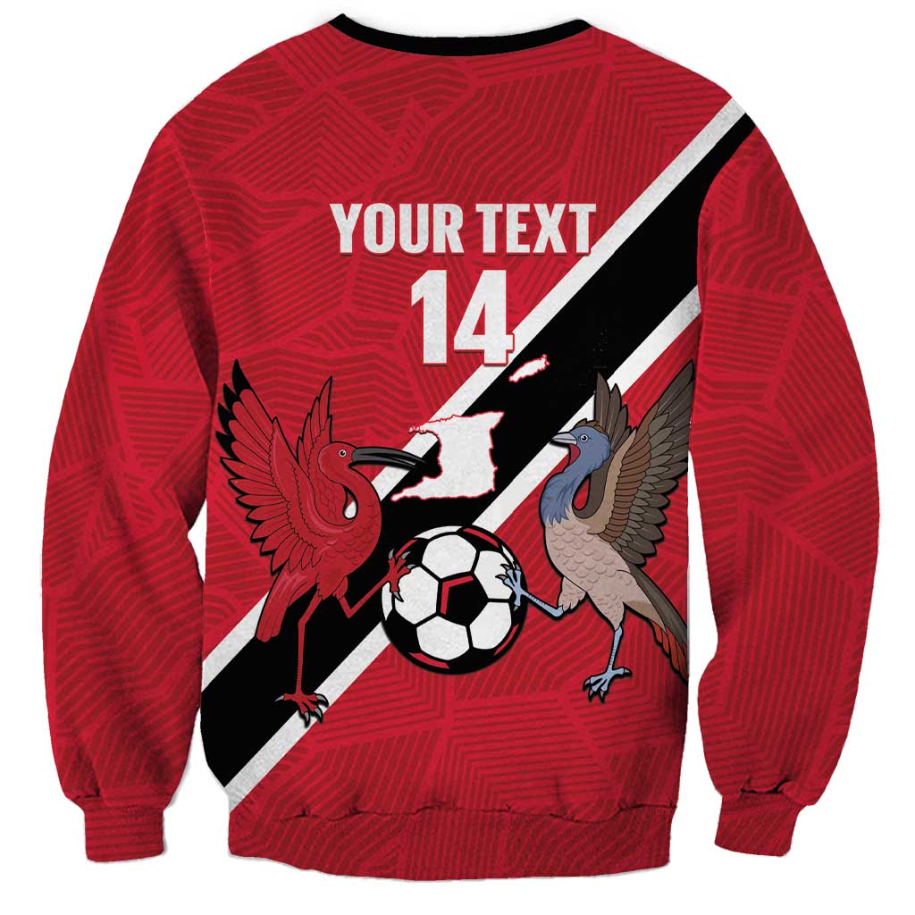 Custom Trinidad and Tobago Football Sweatshirt Come On Soca Warriors - Wonder Print Shop